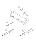 Diagram for Dryer Motor Connection Block, Terminal Extractor Tools