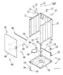 Diagram for Front Panel, Base Assembly And Cabinet Kit