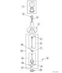 Diagram for Agitator And Post (long Post Models)